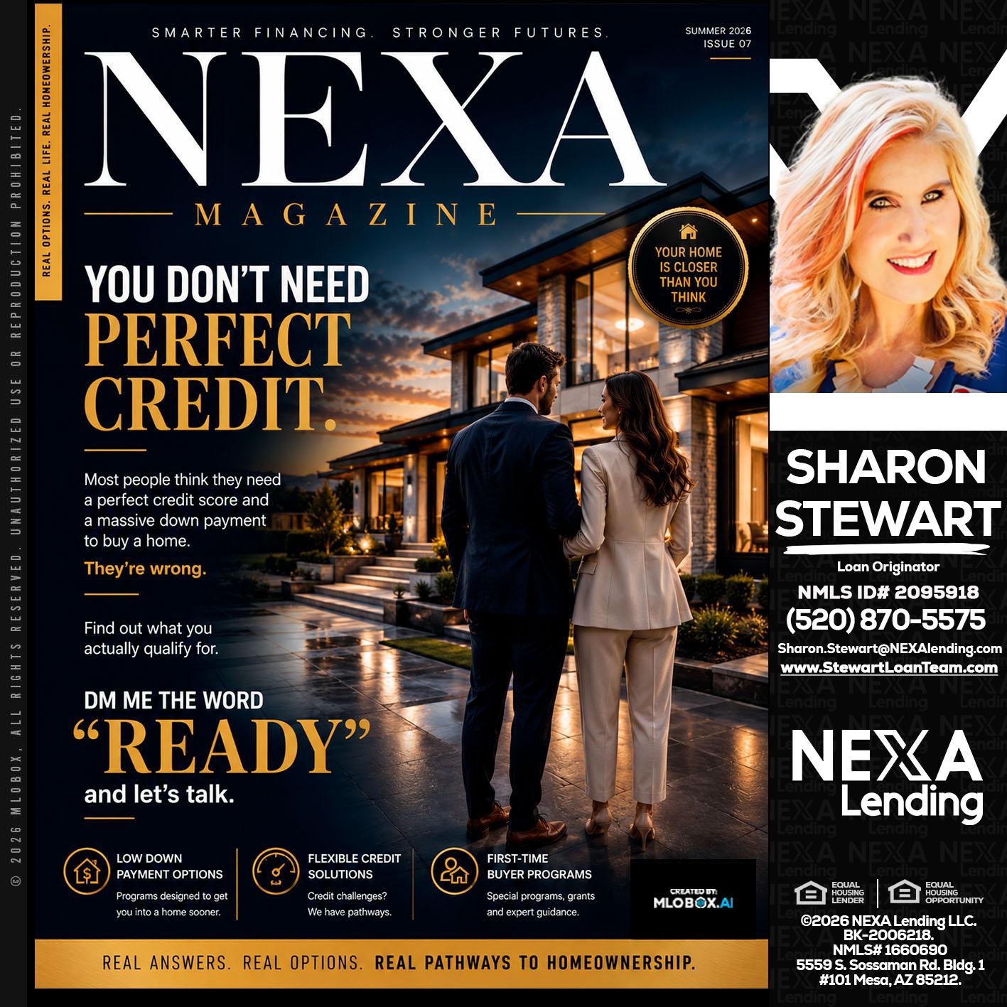 NEXA MAGAZINE - Sharon Stewart -Mortgage Loan Originator