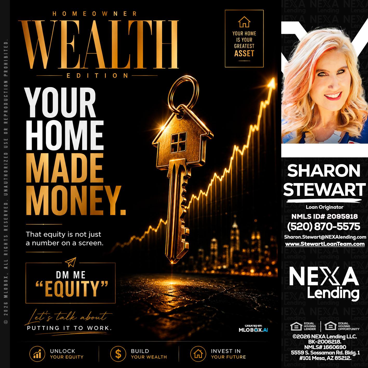 YOUR HOME MADE - Sharon Stewart -Mortgage Loan Originator