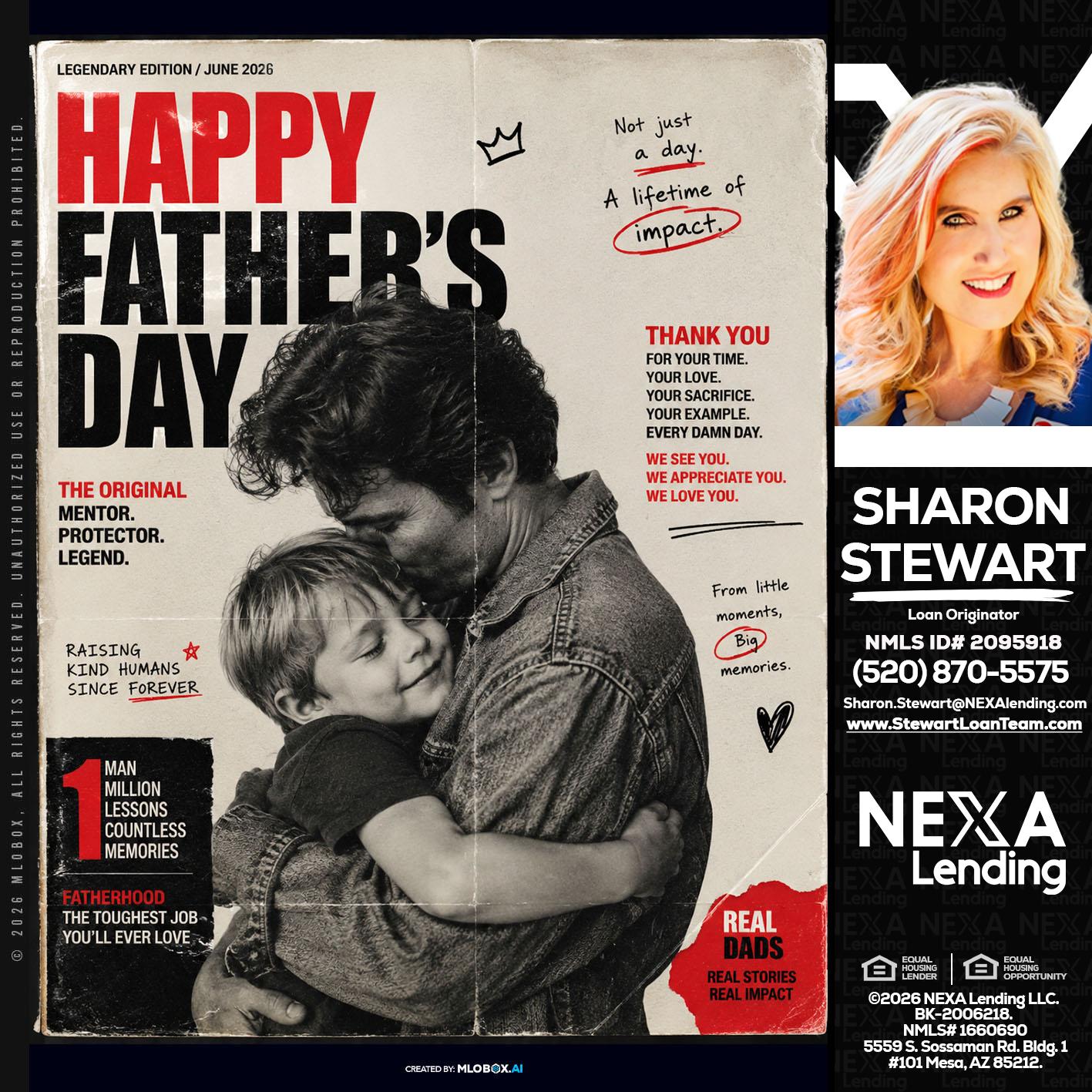 HAPPY FATHERS DAY - Sharon Stewart -Mortgage Loan Originator