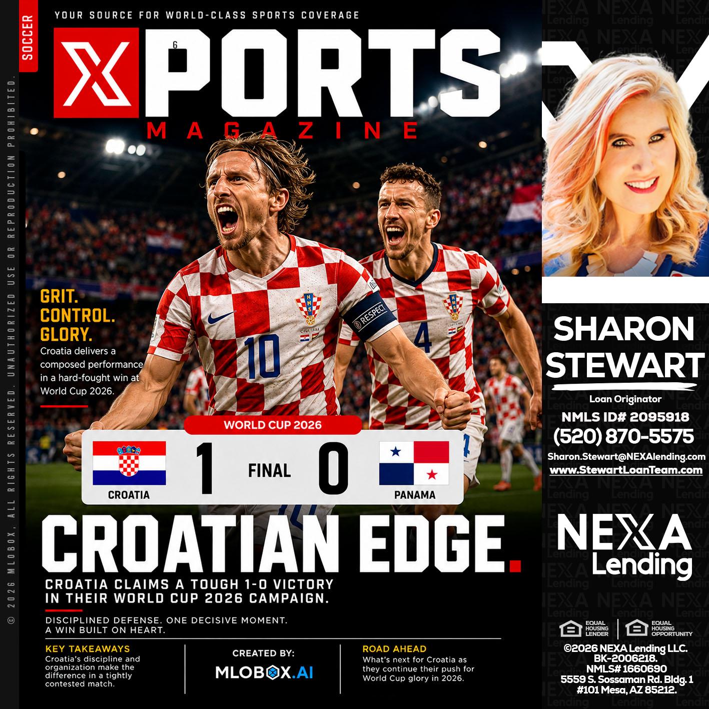 CROATIA 1-0 PANAMA - Sharon Stewart -Mortgage Loan Originator