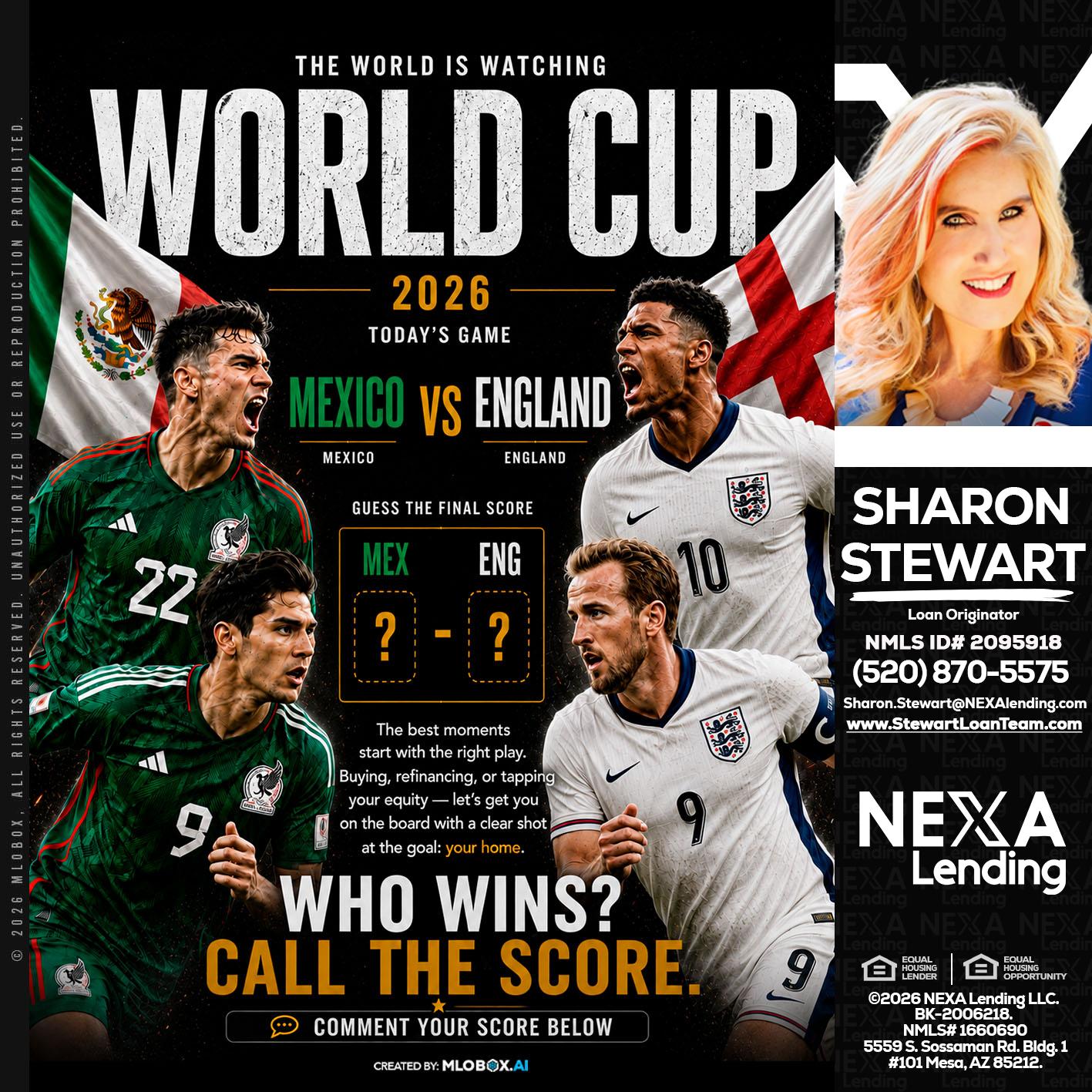 WHO'S WIN - Sharon Stewart -Mortgage Loan Originator