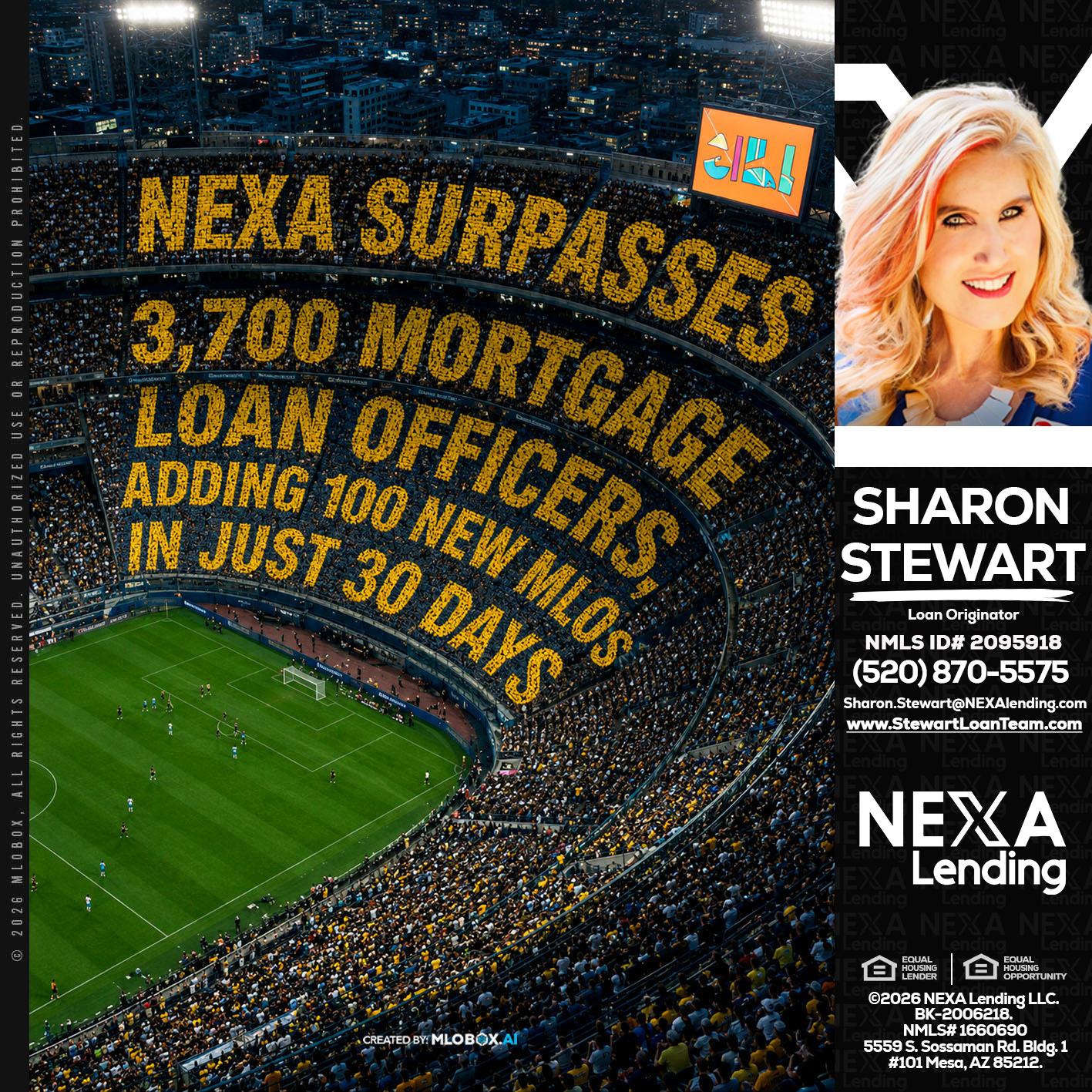 NEXA SURPASSES - Sharon Stewart -Mortgage Loan Originator